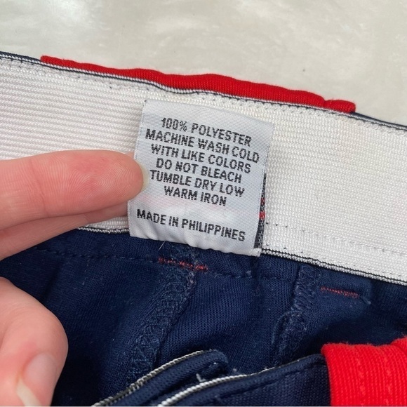 Two Five Apparel Softball Pants Cropped Navy Red Medium - Picture 13 of 14